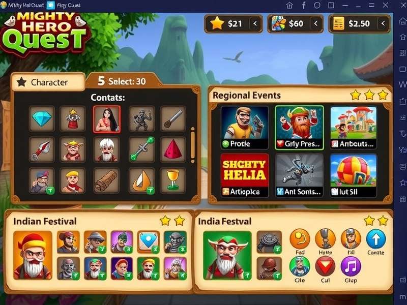 Mighty Hero Quest regional events and Indian festival special content